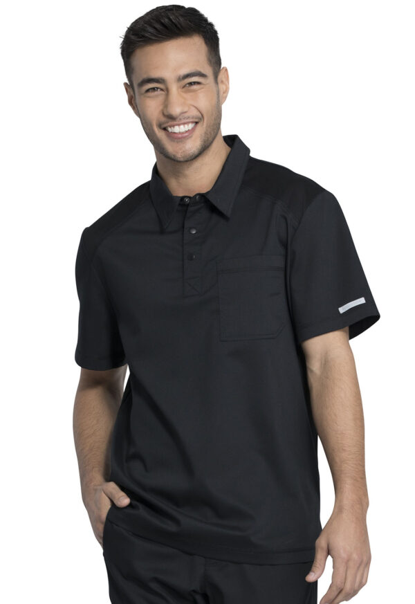 Revolution by Cherokee Men's 1 Pocket Polo Style Top - Scrubs Direct