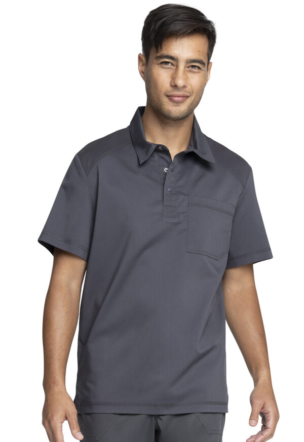 Revolution by Cherokee Men's 1 Pocket Polo Style Top - Scrubs Direct