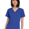 M4511 Matrix Impluse Curved V Neck Top