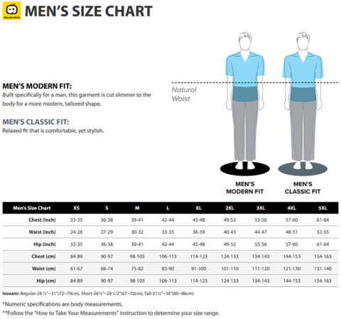 Sizing Guide - ScrubsDirect - Scrubs Direct